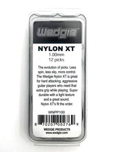 Load image into Gallery viewer, Nylon XT Guitar Picks 1.0mm Black, Textured, 12 Pack
