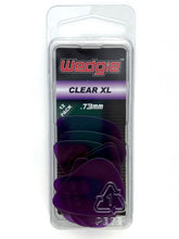 Load image into Gallery viewer, Clear XL Guitar Picks .73mm Purple, 12 Pack
