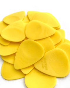 Delrin XT Guitar Picks .73mm Yellow, Textured, 12 Pack