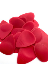Load image into Gallery viewer, Delrin XT Guitar Picks .50mm Red, Textured, 12 Pack
