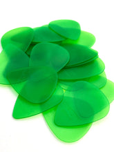 Load image into Gallery viewer, Clear XL Guitar Picks .60mm Green, 12 Pack
