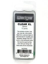Load image into Gallery viewer, Clear XL Guitar Picks .60mm Green, 12 Pack
