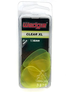 Clear XL Guitar Picks 1.14mm Yellow, 12 Pack