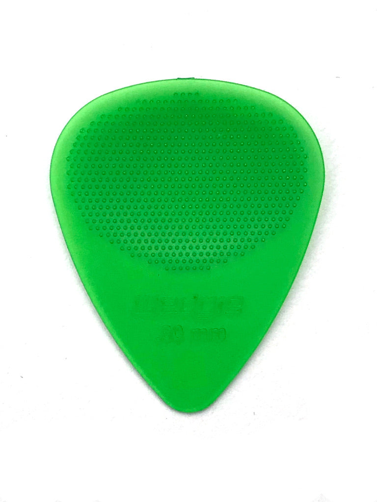 Clear XT Guitar Picks .60mm Green, Textured, 12 Pack