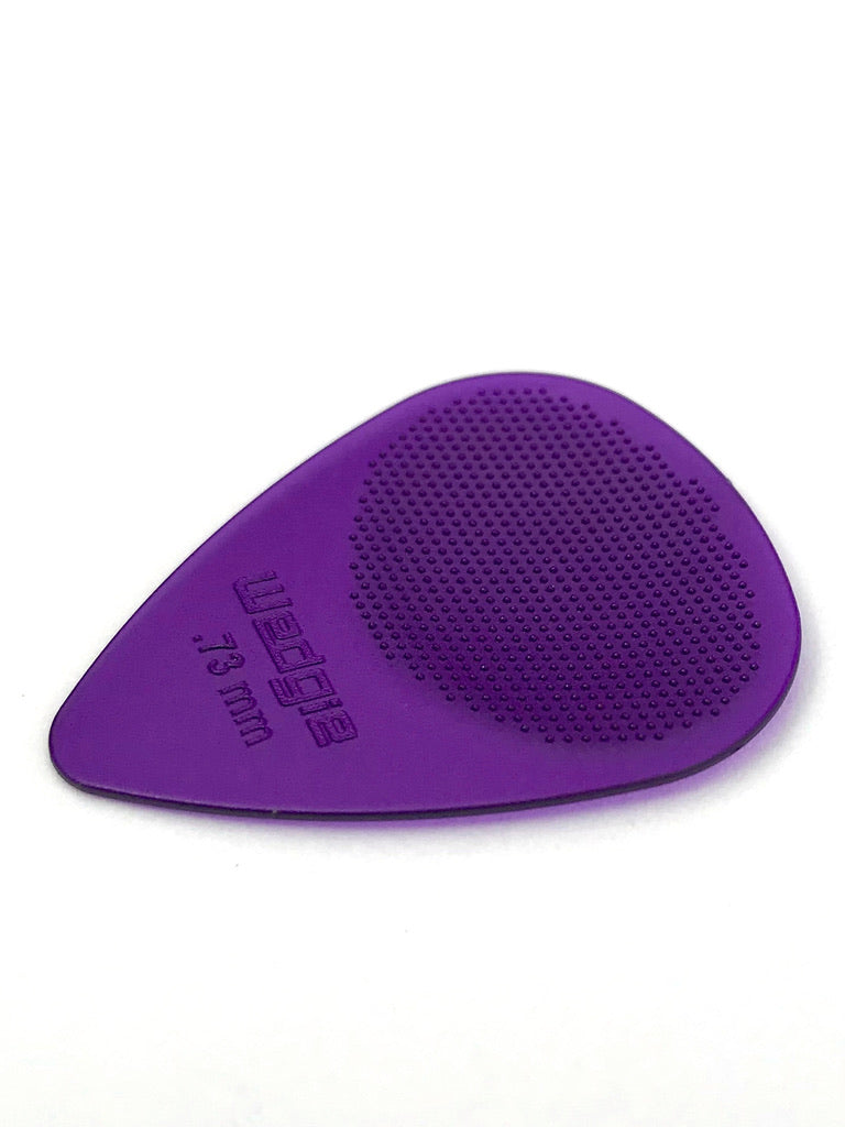 Clear XT Guitar Picks .73mm Purple Textured 12 Pack