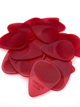 Load image into Gallery viewer, Clear XT Guitar Picks 1.0mm Red, Textured, 12 Pack
