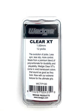 Load image into Gallery viewer, Clear XT Guitar Picks 1.0mm Red, Textured, 12 Pack
