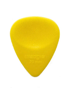 Delrin XT Guitar Picks .73mm Yellow, Textured, 12 Pack