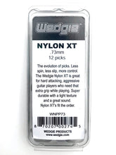 Load image into Gallery viewer, Nylon XT Guitar Picks .73mm Grey, Textured, 12 Pack
