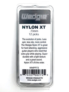Nylon XT Guitar Picks .73mm Grey, Textured, 12 Pack