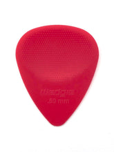 Load image into Gallery viewer, Delrin XT Guitar Picks .50mm Red, Textured, 12 Pack
