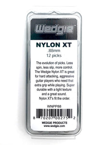 Nylon XT Guitar Picks .88mm Dark Grey, Textured, 12 Pack